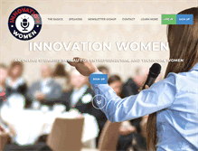 Tablet Screenshot of innovationwomen.com